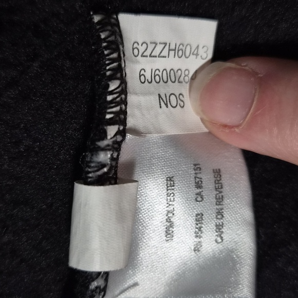 NFL Saints Zip Hoodie Gold Black Full Zip Pockets Quick Dry New Orleans sz M - Picture 7 of 8